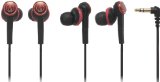 audio-technica インナーイヤーヘッドホン ブラックレッド ATH-CKS77 BRD